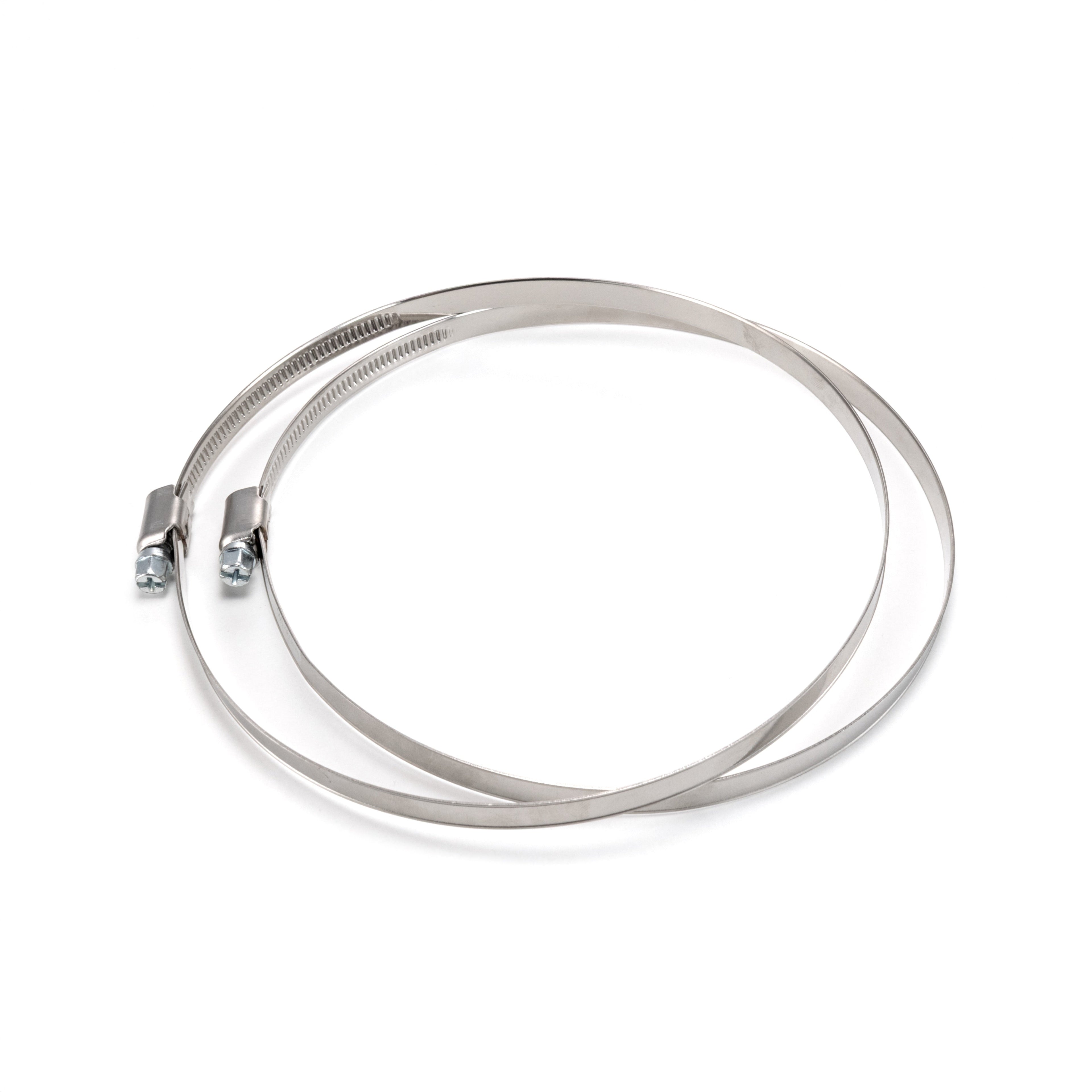 W2 Stainless Steel Hose Clips, 140mm - 160mm