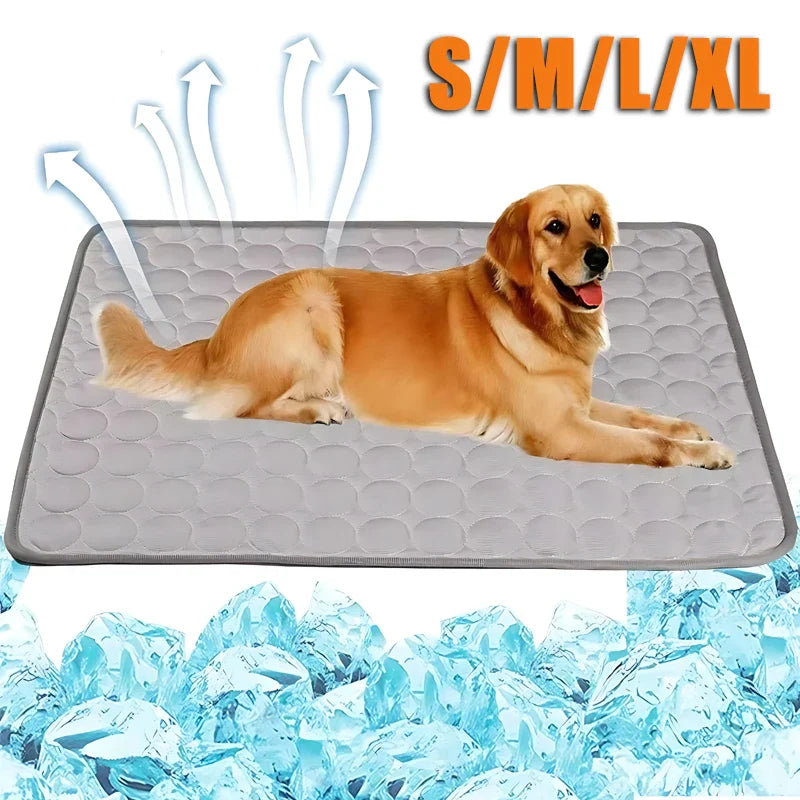 Pet Ice Silk Cooling Mat for Dogs and Cats