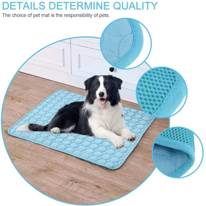 Pet Ice Silk Cooling Mat for Dogs and Cats