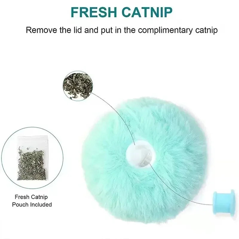 Plush Interactive Cat Toy Ball