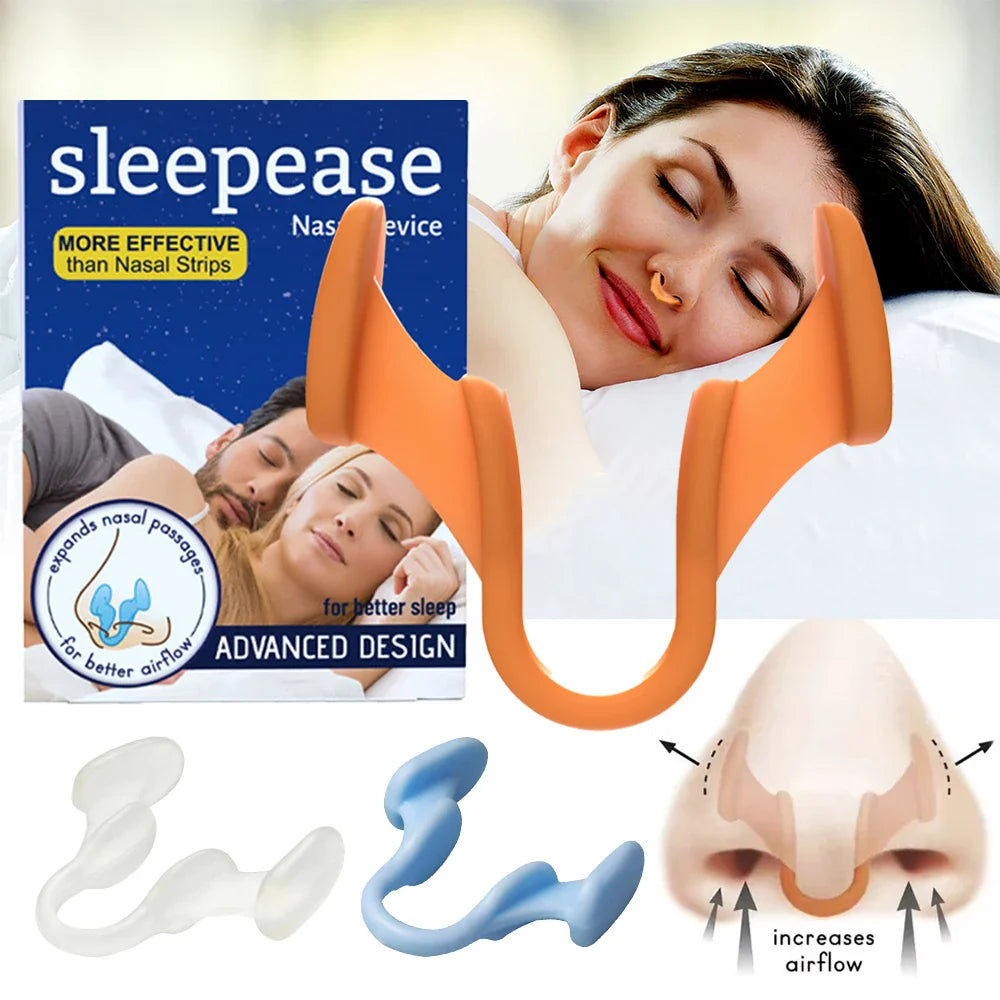 Silicone Nose Clip Anti Snoring Aid 1-2 Pcs