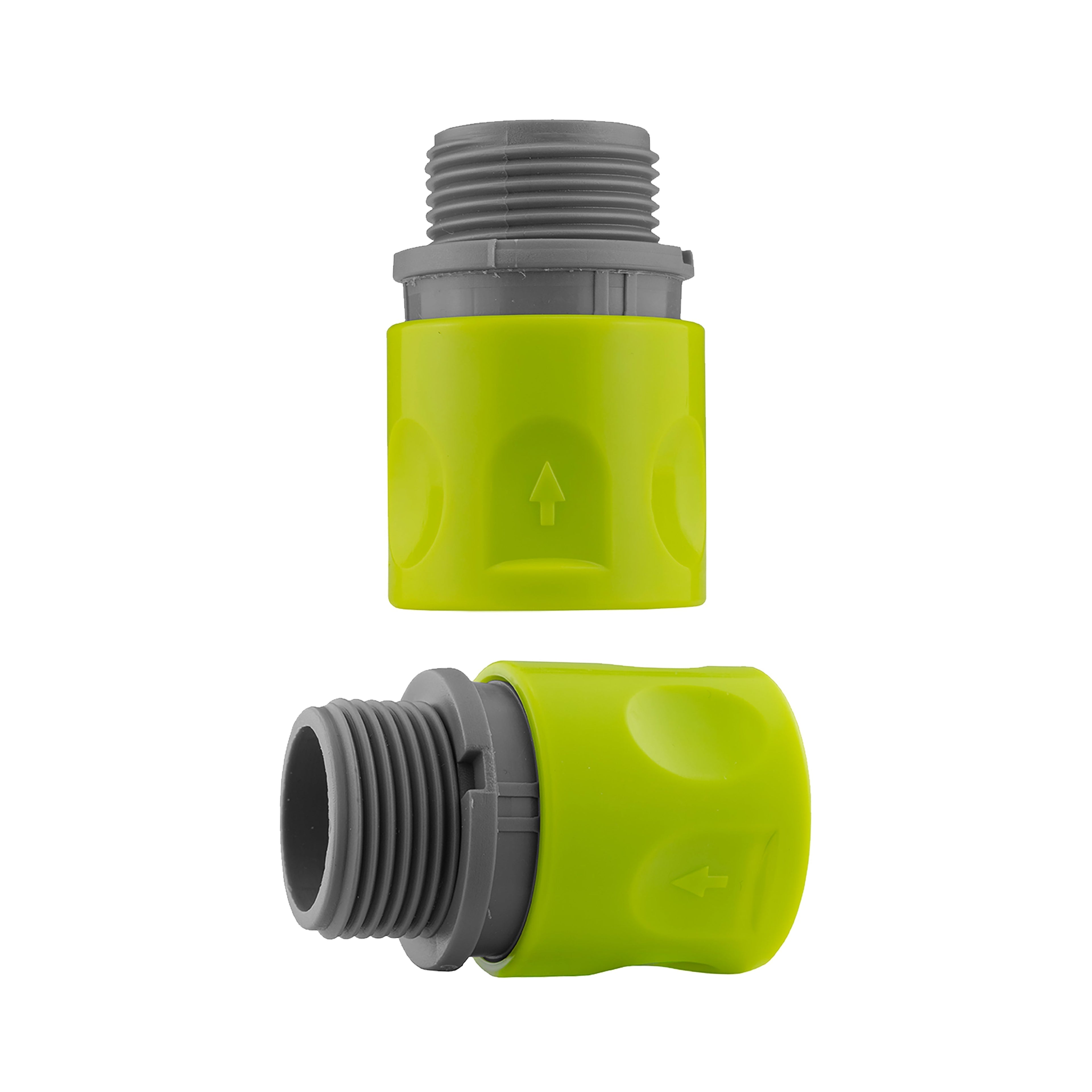 In-Line BSPF Valve with 2 x Hose Connectors Lime