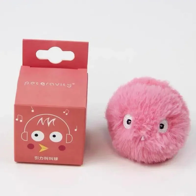 Plush Interactive Cat Toy Ball