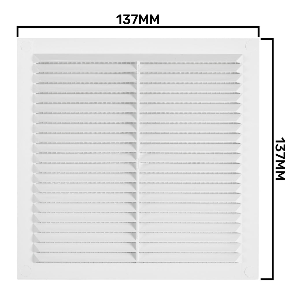 Louvre Vent  D/140W 140mm X 140mm with Fly Screen