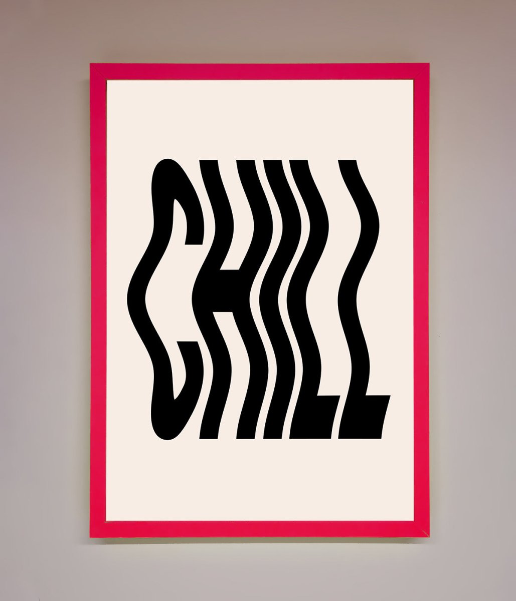 Chill Beige Framed Poster