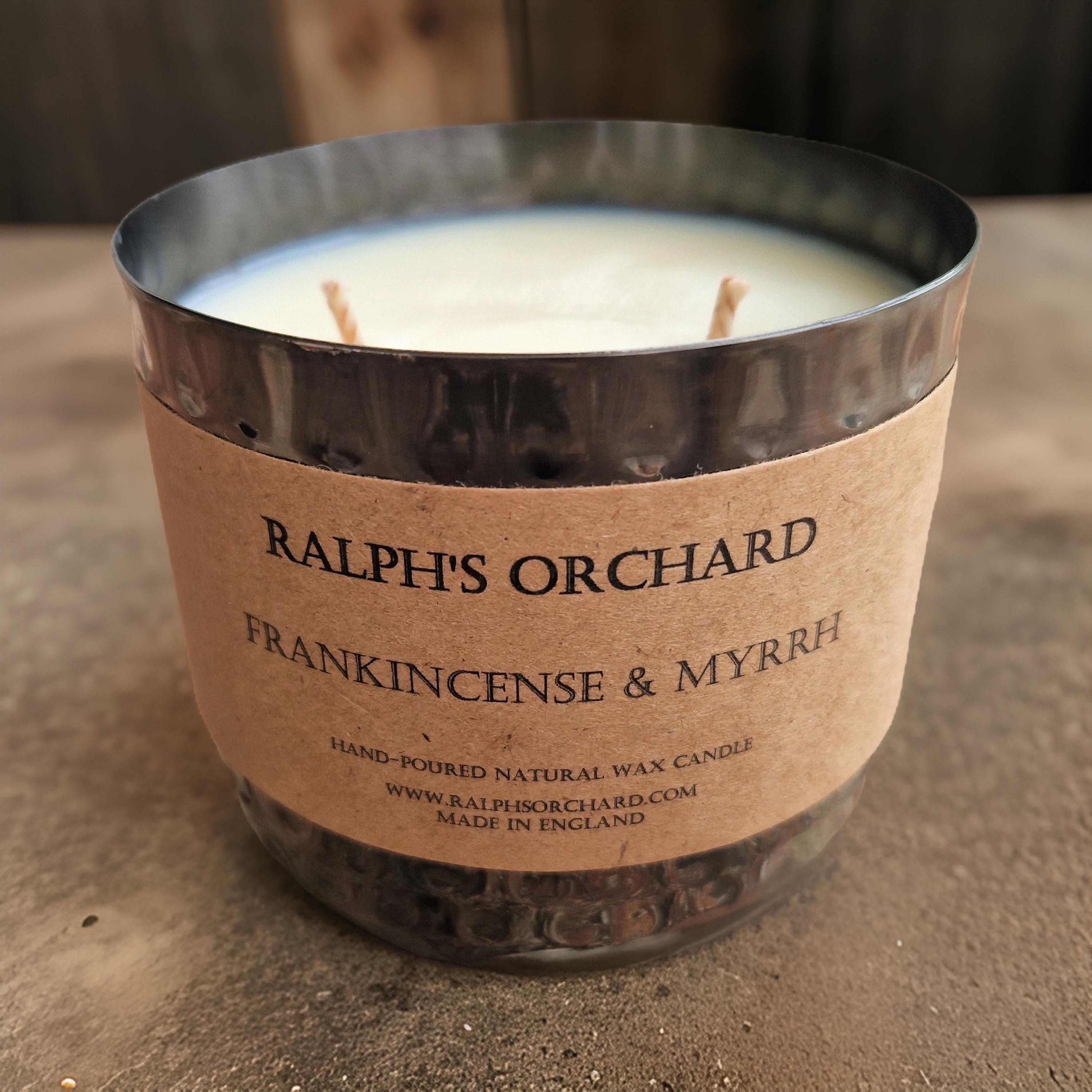 Frankincense & Myrrh Scented Candle