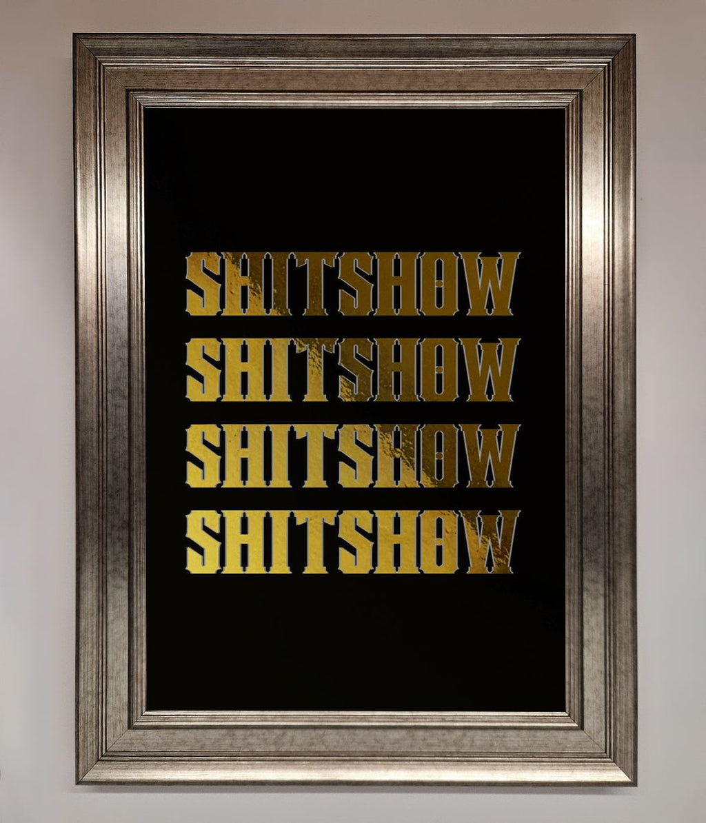 Rude Quote Foil Print