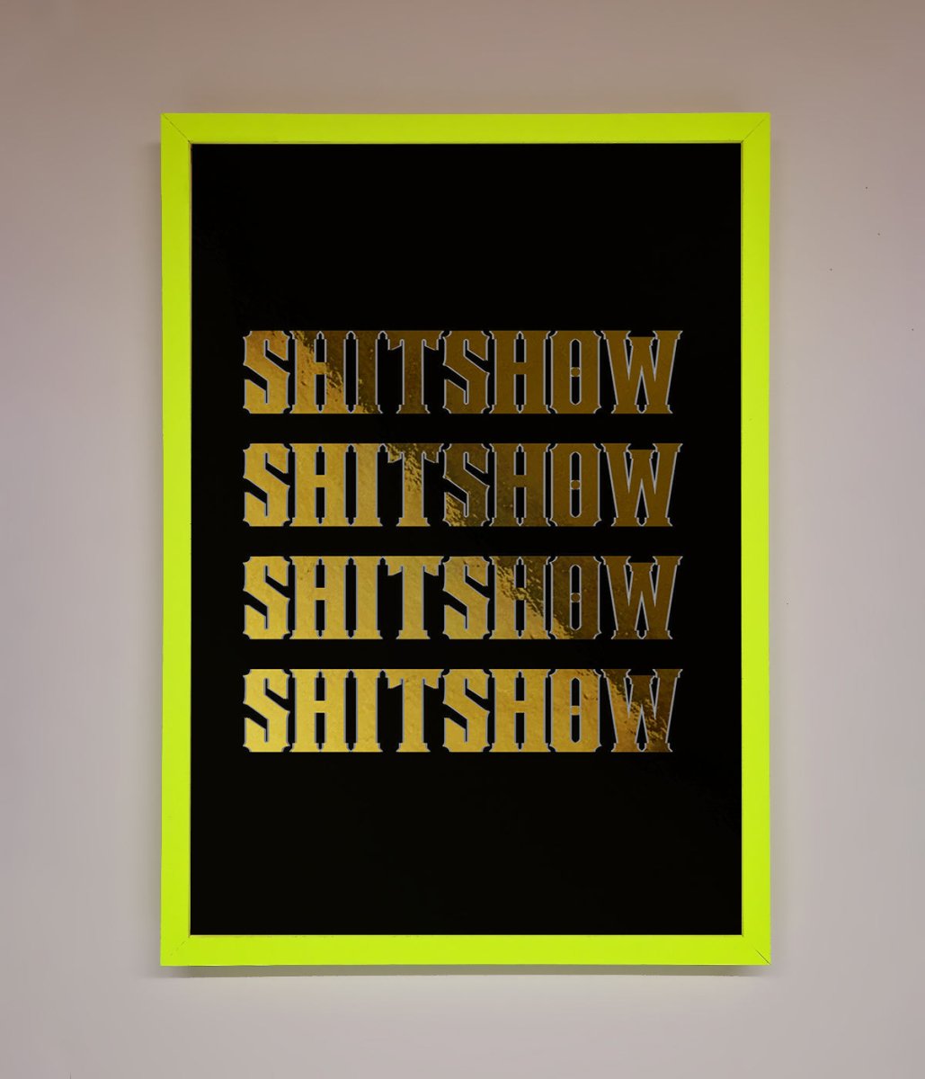 Rude Quote Foil Print