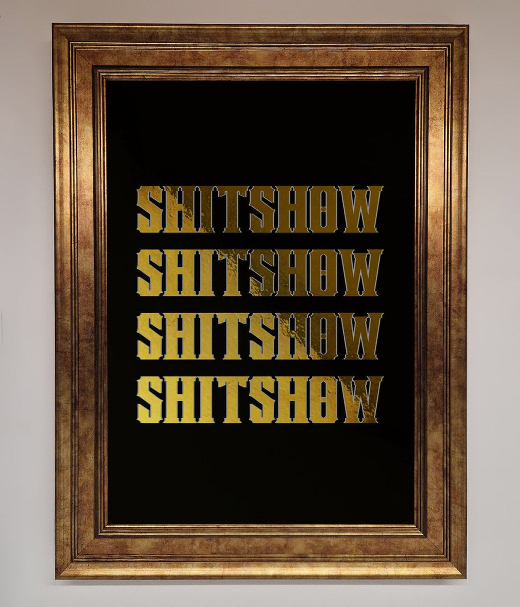 Rude Quote Foil Print