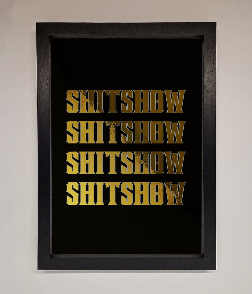 Rude Quote Foil Print